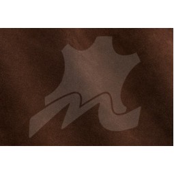 Спил-велюр VESUVIO коричневий CHOCOLATE ШОКОЛАД 1,2-1,4 Італія
